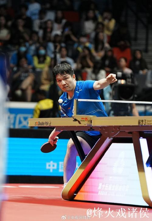 樊振东4-0完胜孙正 挺进十五运会男单半决赛